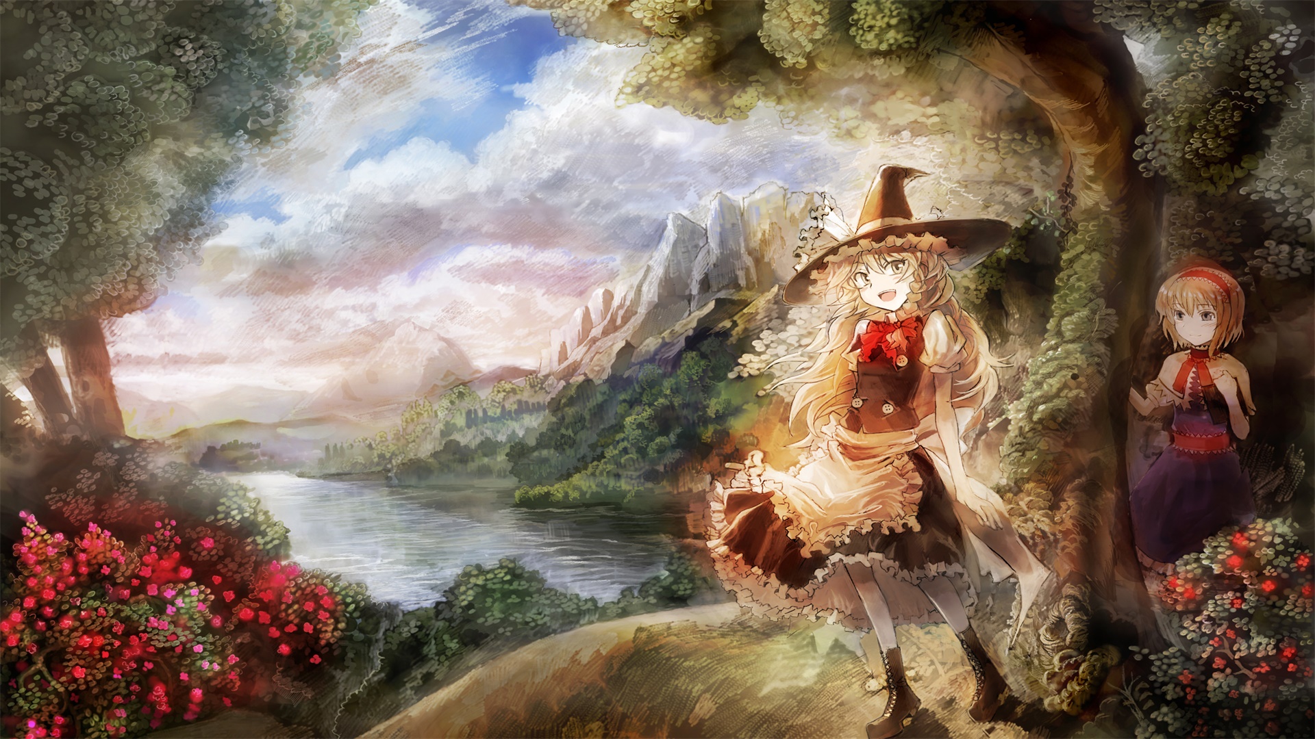 _良辰美景：高尔夫球场上的夏日盛会_，高尔夫球场风景
